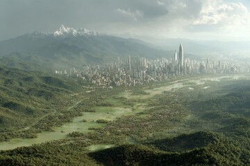 Innovative city design: recycled rubber materials in urban planning. Material reuse. Reimagining rubber: from industrial waste to eco-friendly solutions. Future materials. Industrial recycling.