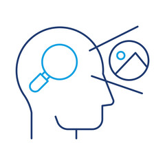 Discovery Icon – Representing Exploration and Uncovering New Knowledge on Transparent Background. 