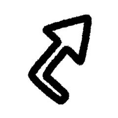 arrow pointer png outline cute cartoon childs drawing freehand and design clipart and kwaii doodle element