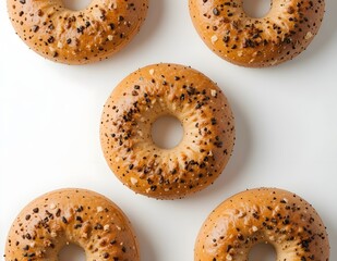 Bangles on white color background.