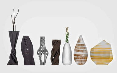 some Vases in different design