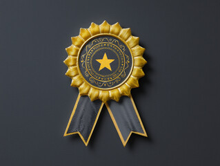 Online course digital badge mockup