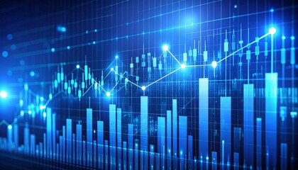 Generated imagStock market investment trading graph growth.Investment finance chart,stock market business and exchange financial growth graph.e