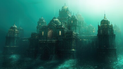 Submerged, ancient citadel