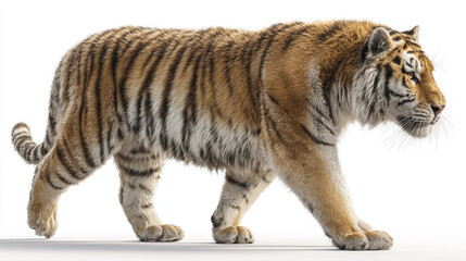 Obraz premium Majestic Tiger Portrait with Intense Gaze – Close-Up View