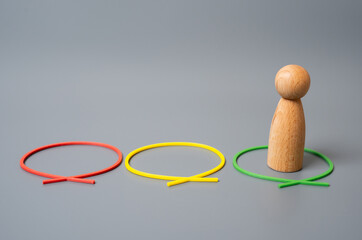 Take the place of agreement instead of refusal or hesitation.