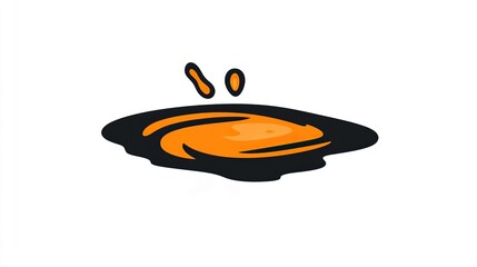 a piece of meat on a frying pan