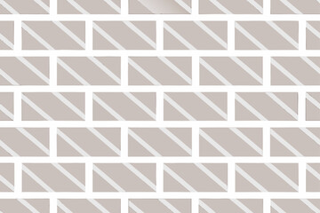 Subtle beige brick pattern with diagonal white stripes diagonal stripes seamless