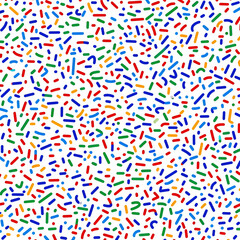 Colorful Abstract Background with Scattered Shapes