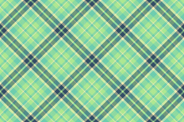Vibrant pastel green and blue plaid pattern.  Perfect for textile design, website backgrounds, or crafting projects.  This seamless texture evokes feelings of freshness and spring.