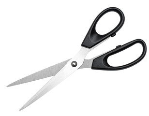 Professional Scissors with Precision Blades, Isolated on Transparent Background