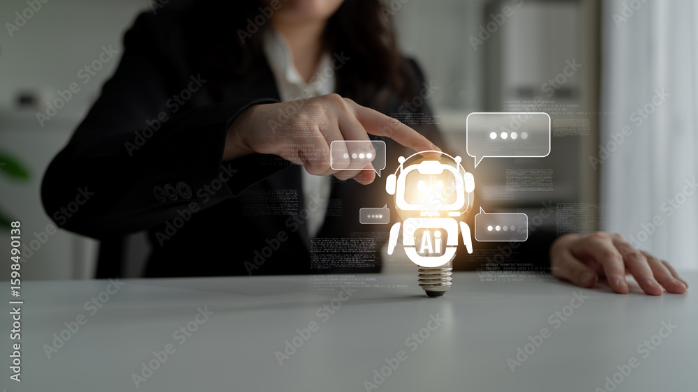 Poster ai chatbot using prompt engineering and llm deep learning delivers explainable generative ai for sma