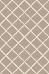 Fototapeta premium Beige and cream diamond pattern geometric