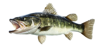 Naklejka premium fish on white background