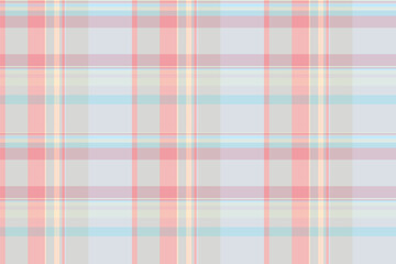 Pastel plaid pattern. Soft, delicate colors create a calming, feminine aesthetic. Perfect for textile design, website backgrounds, or stationery.