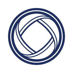 Double Circle Vector – Minimal Abstract Ring Icon