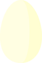 A vector illustration of an egg.