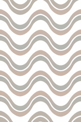 Abstract wavy lines in muted tones waves pattern