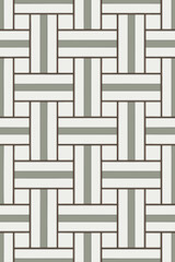 Geometric Pattern With Interlocking Rectangles And Stripes vertical stripes horizontal stripes