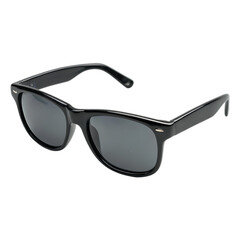 3d black wayfarer sunglasses isolated on transparent background