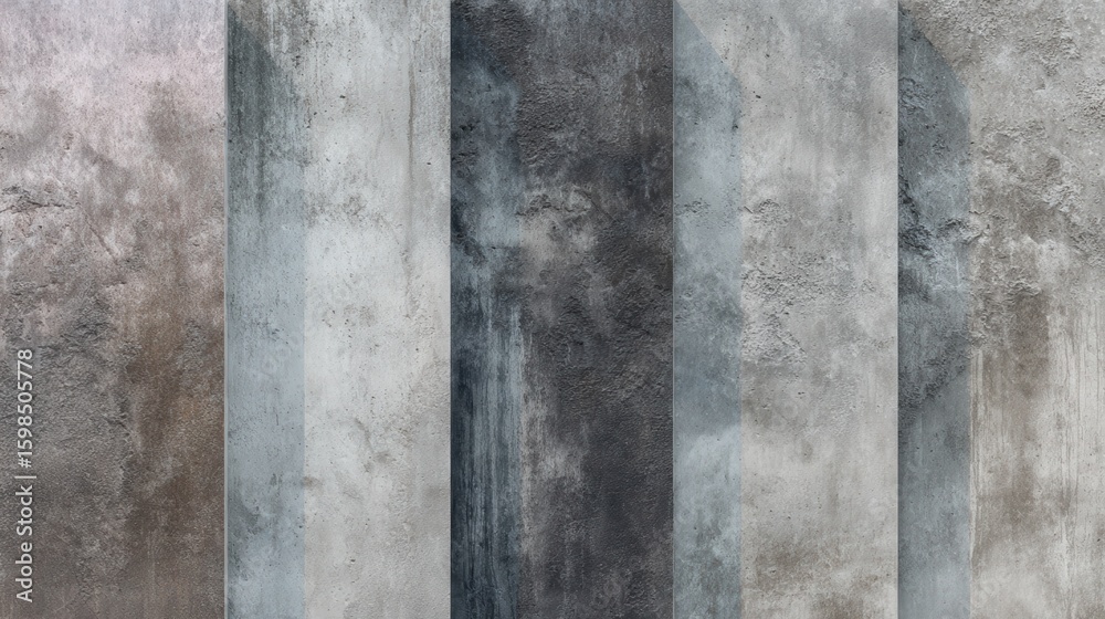 Poster textured gradient concrete surface with natural patterns in vertical composition