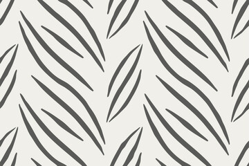 Obraz premium Abstract dark grey brush strokes on a light grey background pattern