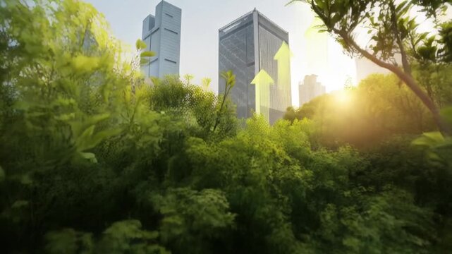 Sustainable growth: Green finance in urban development leading toward business success.