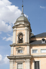 Exploring the architectural charm of Jardines del Palacio Real de la Granja in Spain during a sunny afternoon