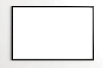 black frame isolated on white