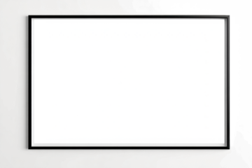 black frame isolated on white