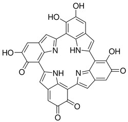 Melanin Biochemie Strukturformel Vektor