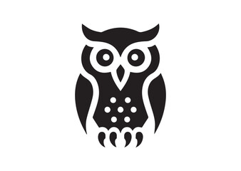 Owl silhouette vector illustrator