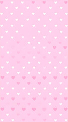 Pink Heart Pattern Background. (2)