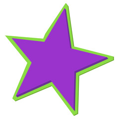 Star cutouts collage paper