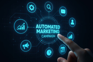 Automated Marketing Campaign Illustration