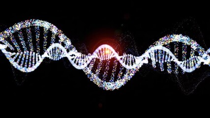Dna helix strand double helix genetic code molecule biology science biotechnology research medical - Powered by Adobe
