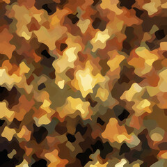 Colorful patched abstract background. Stain effect and camouflage. Spotted backdrop.