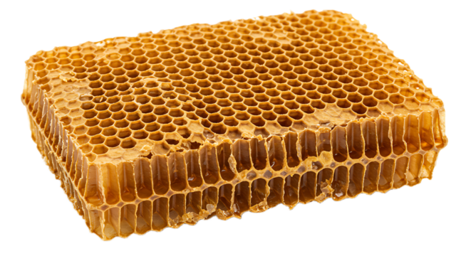 Honeycomb Isolated on Transparent Background