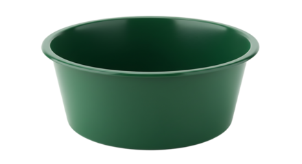 Green Basin Isolated on Transparent Background