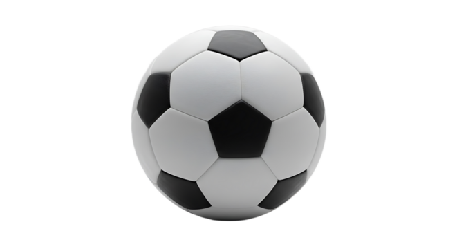 Soccer Ball isolated on Transparent Background