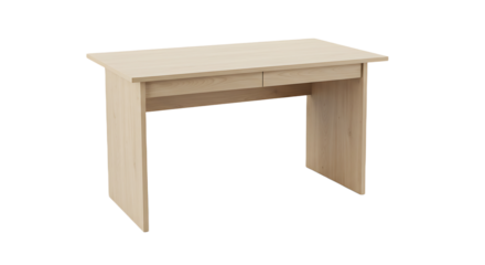 Wooden Desk Isolated on Transparent Background