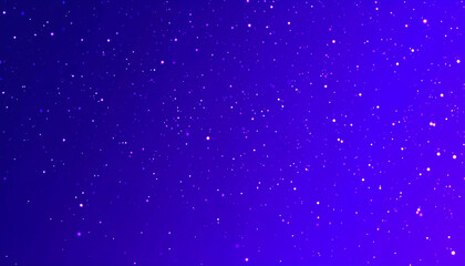 Purple Night Sky with Stars, and Galaxy.