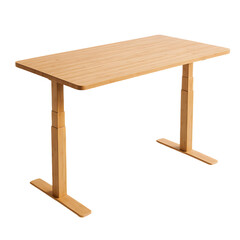 Versatile wooden table showcasing a sleek design, perfect for modern home or office settings.