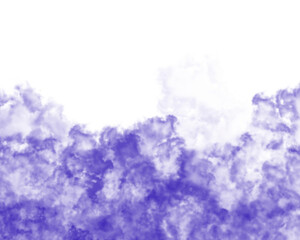 Abstract blue smoky wisps against a black background