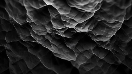 Fototapeta premium Abstract patterns with black and white hues, A captivating study of light and shadows in a modern and minimalist style