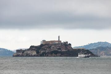 view of alcatraz prison in san francisco