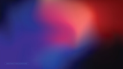 Vibrant Blurry Gradient of Red, Pink, and Blue Colors