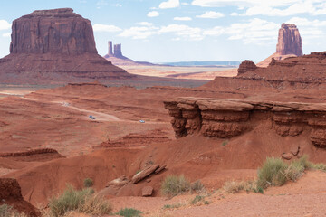 Panoramic view of Monument Valley, Arizona