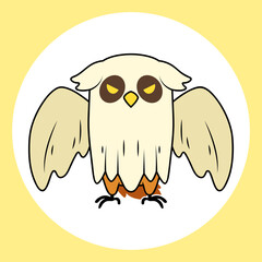 Owl with Ghost Costume for Halloween Party, Halloween Owl