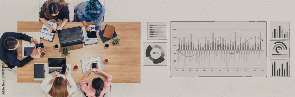 Poster big data and analytics support real-time insights, predictive modeling, and data-driven decisions fo